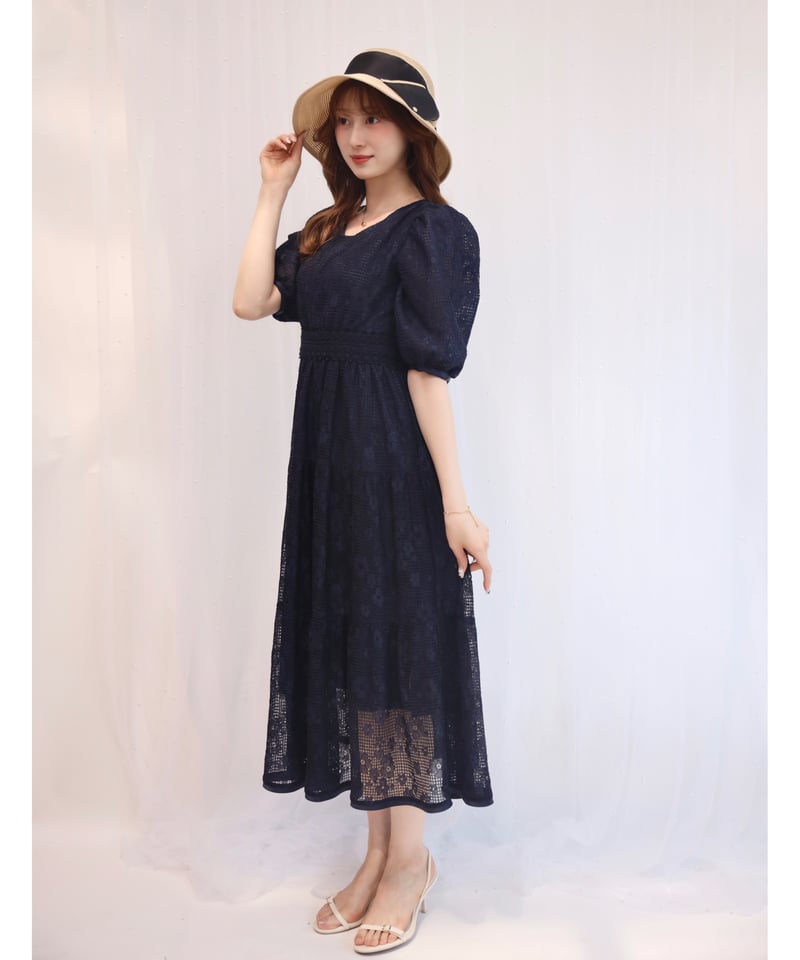 lace one piece(navy) | Marry me