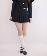 pleats wrap skirt(2color)