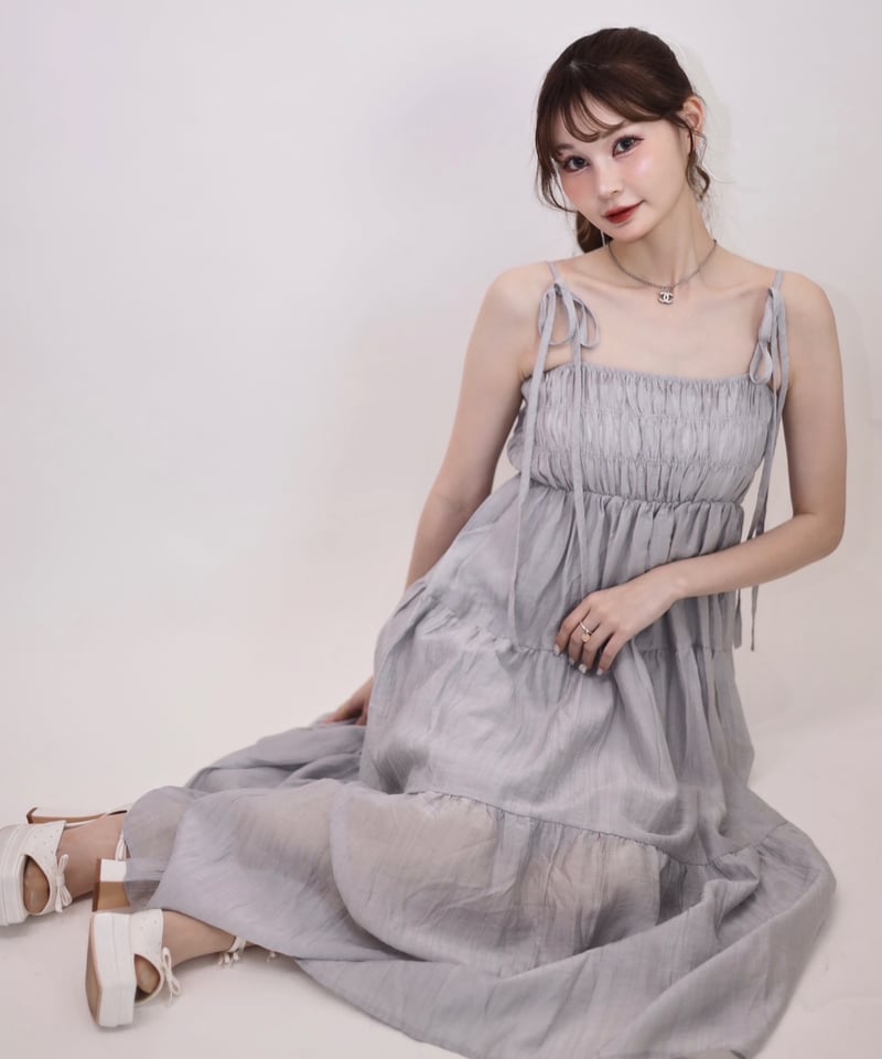 tiered camisole one piece | Marry me