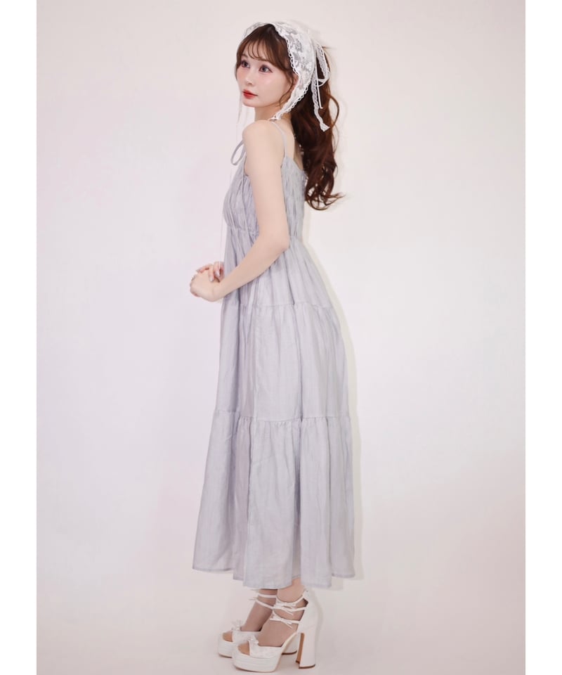 merruny メルニー　frill tiered cami ワンピース merruny メルニー frill tiered cami ワンピース merry jenny
