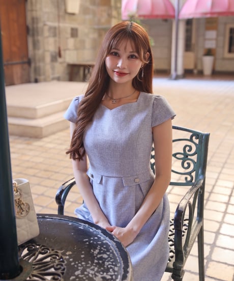 tweed one piece（Nemophila）