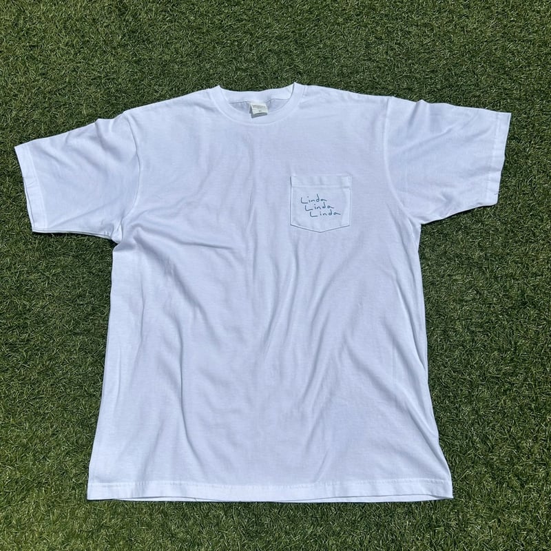 リンダ リンダ リンダ 4K』オリジナルTシャツ <白> 胸ポケット付き リンダ リンダ リンダ 4K』オリジナルTシャツ <白> 胸ポケット付き