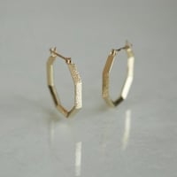 Ottagono | K18YG hoop
