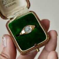 Ottagono | K18YG Signet ring