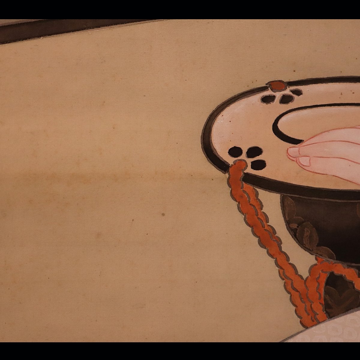 92 島成園 「舞妓」共箱 絹本 肉筆 大阪の人 美人画 掛軸 | 三梨 art