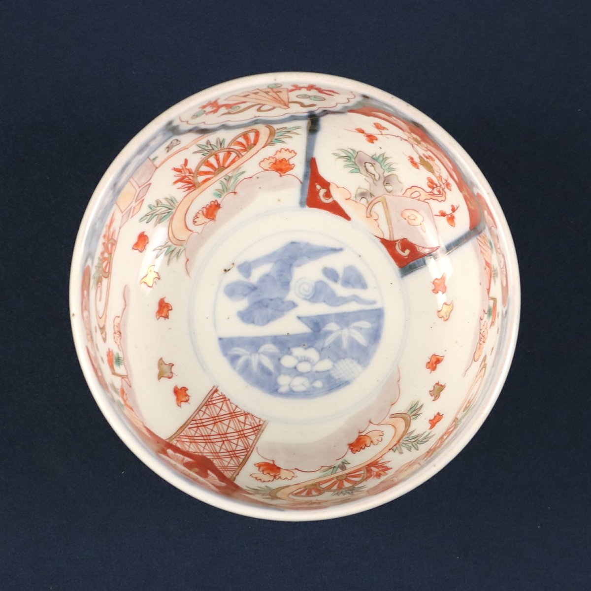 241 伊万里焼 盃洗 花鳥文 色絵金彩 江戸期 | 三梨 art and antiques