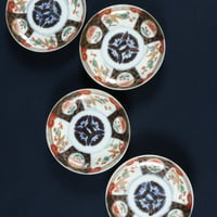 22 伊万里焼 花文 色絵金彩 小皿 明治期 3寸 豆皿 | 三梨 art and antiques