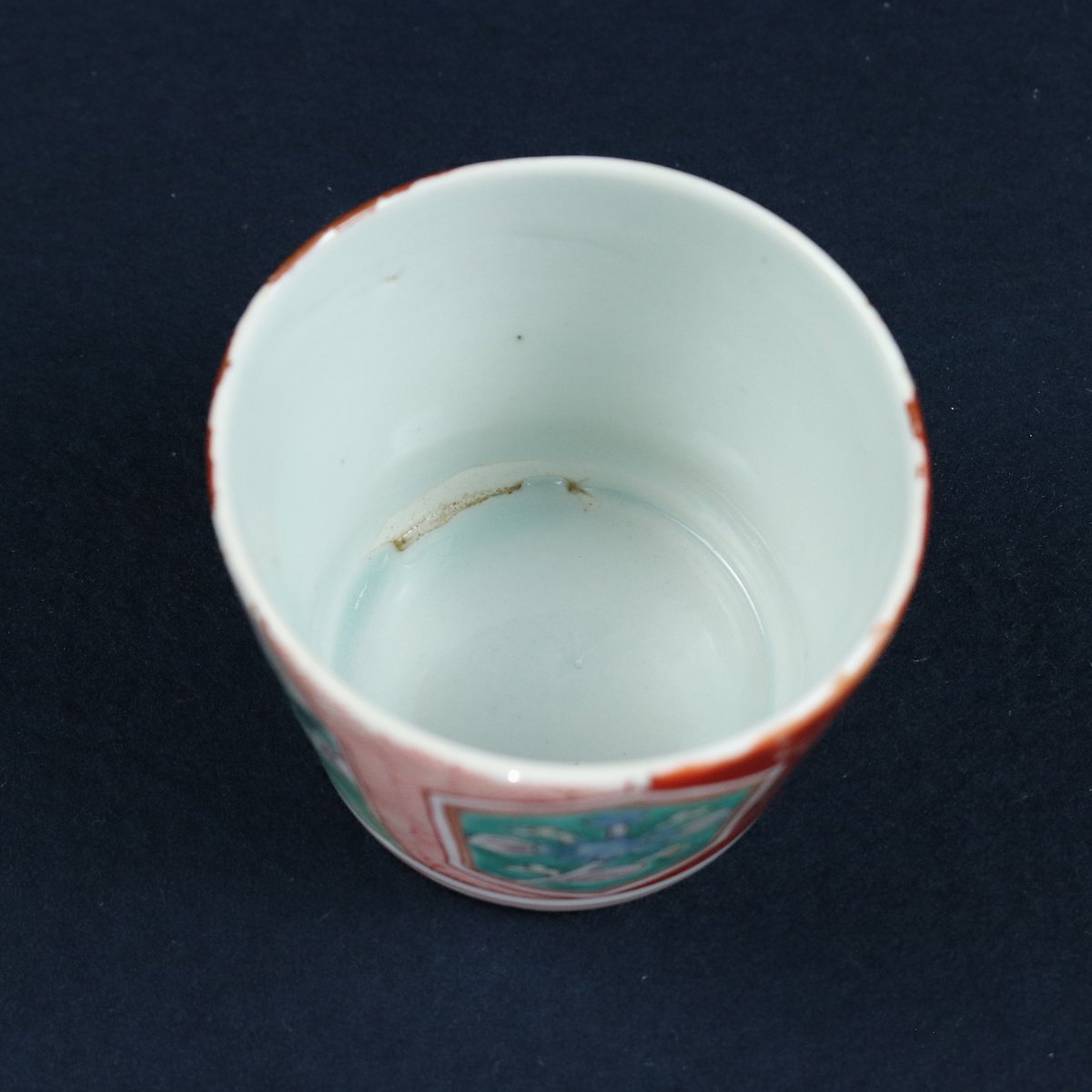 104 伊万里焼 蕎麦猪口 文花 金彩色絵 江戸時代 | 三梨 art and antiques