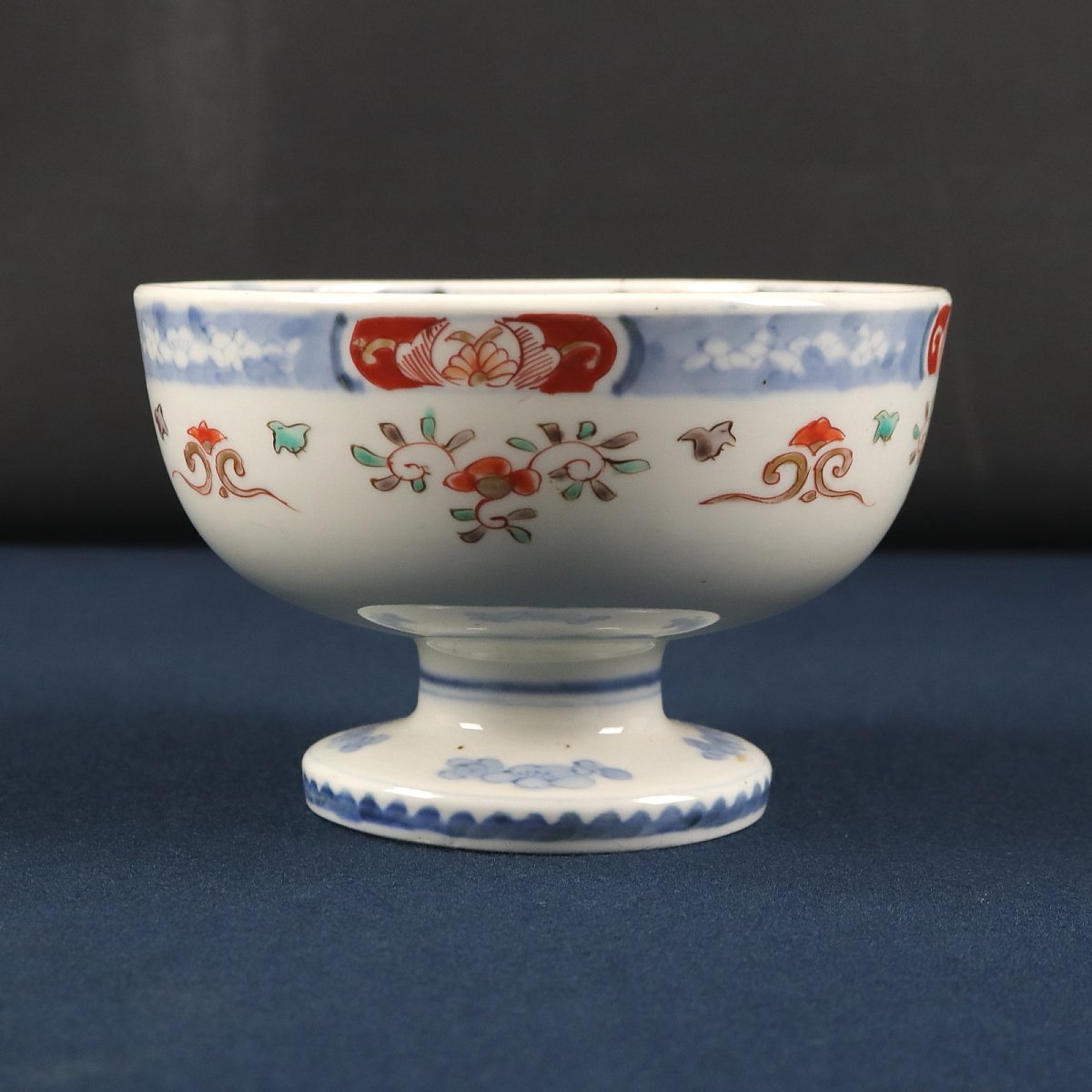241 伊万里焼 盃洗 花鳥文 色絵金彩 江戸期 | 三梨 art and antiques