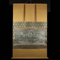 70 松村景文「蛇図」紙本 肉筆 松村呉春師事 四条派 掛軸 | 三梨 art