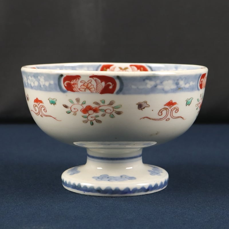 241 伊万里焼 盃洗 花鳥文 色絵金彩 江戸期 | 三梨 art and antiques