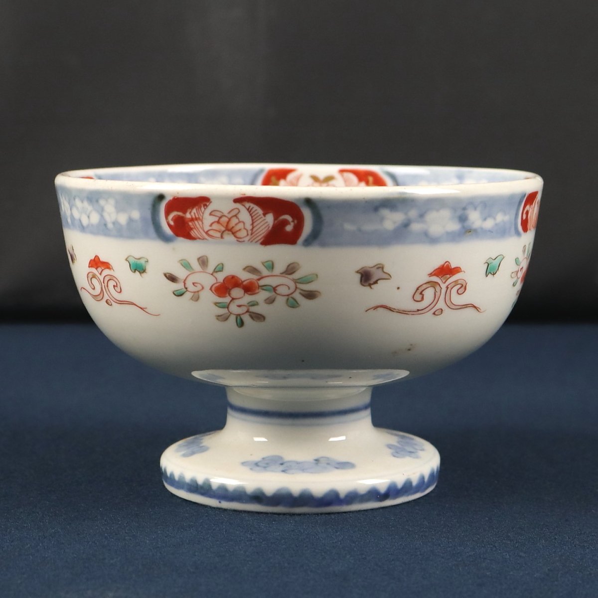 241 伊万里焼 盃洗 花鳥文 色絵金彩 江戸期 | 三梨 art and antiques
