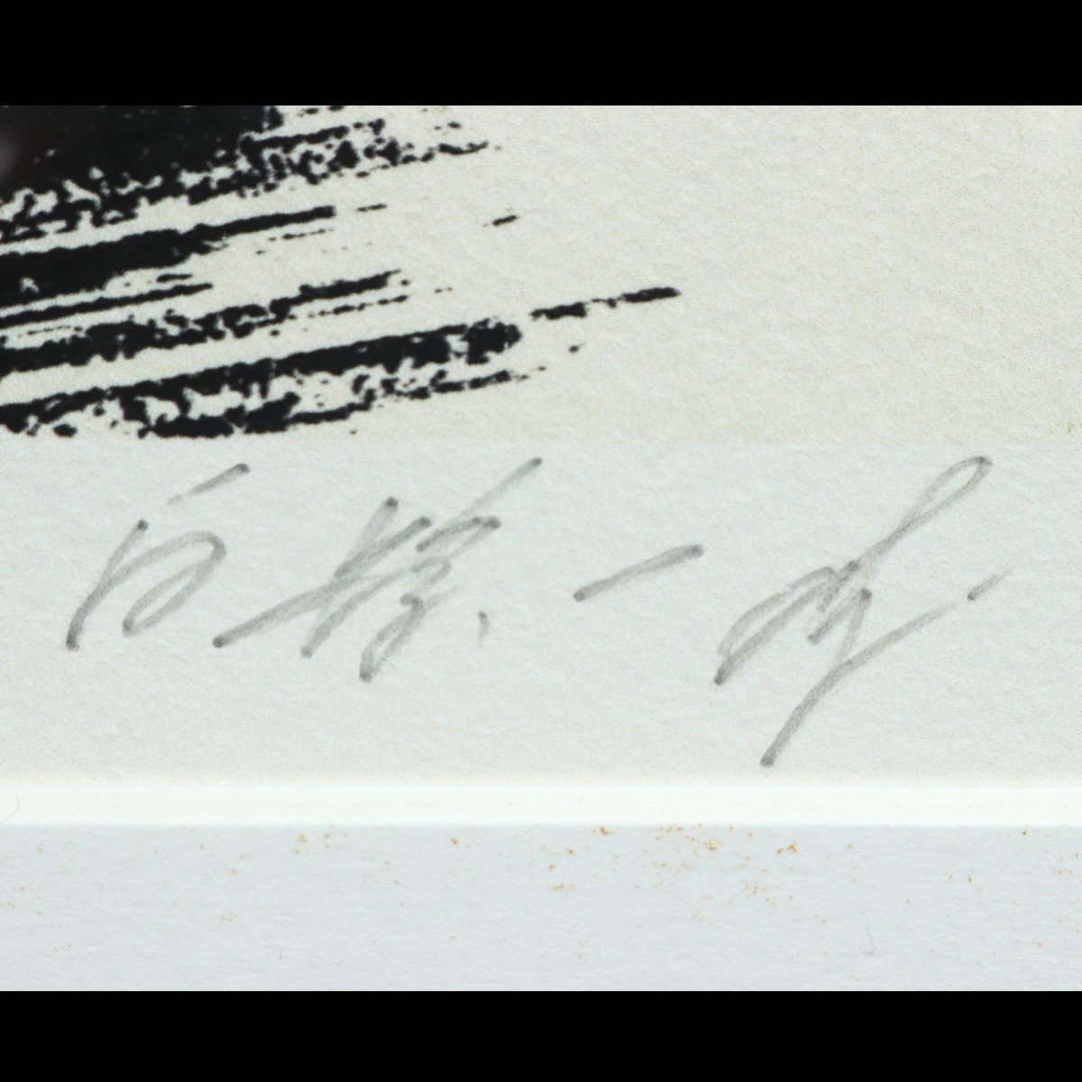 48 白髪 一雄 「魏」リトグラフ 限定60部 直筆サイン 洋画家