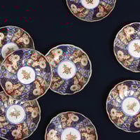 22 伊万里焼 花文 色絵金彩 小皿 明治期 3寸 豆皿 | 三梨 art and antiques