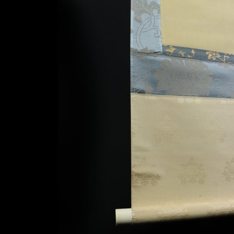 77 上田耕冲 「日の出鶴」絹本 上田耕夫の子 長山孔寅に師事 京都の人