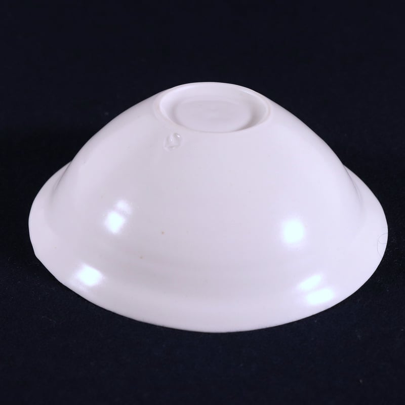 147 黒田泰蔵 白磁 深鉢 銘有 島岡達三に師事 兄:黒田征太郎 茶道具