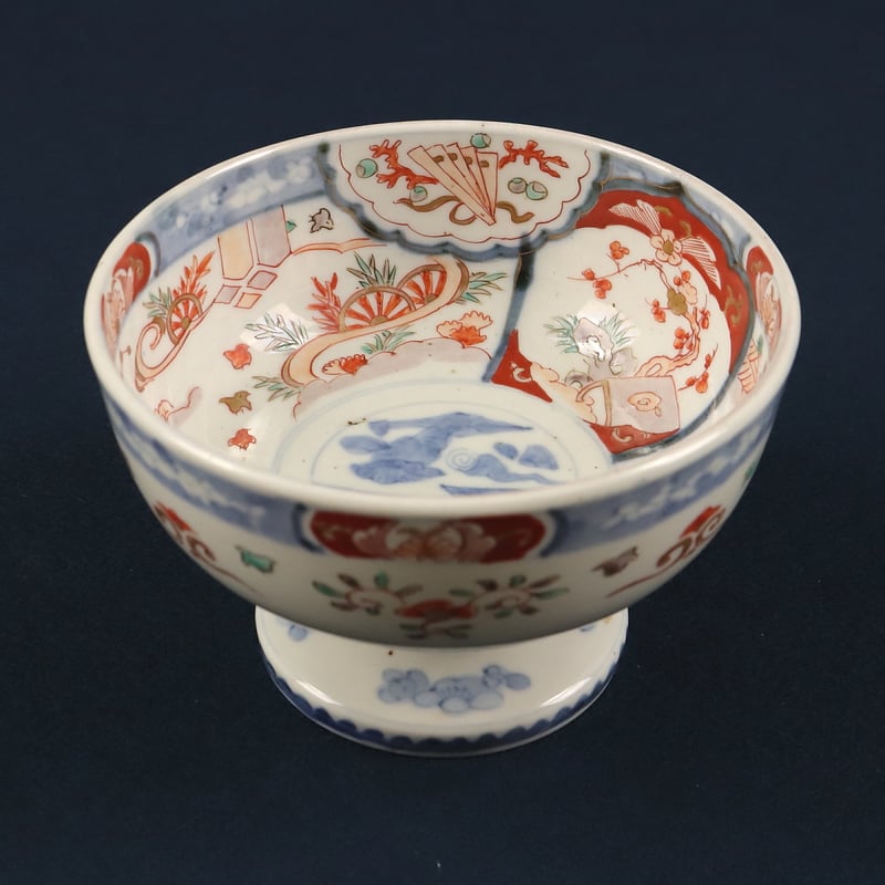 241 伊万里焼 盃洗 花鳥文 色絵金彩 江戸期 | 三梨 art and antiques