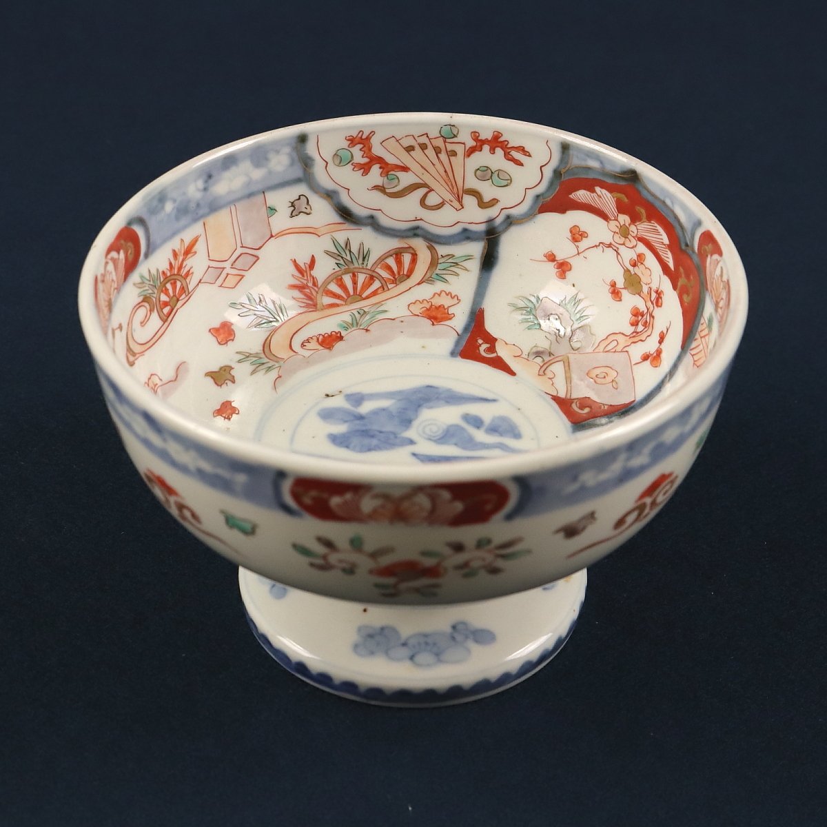 241 伊万里焼 盃洗 花鳥文 色絵金彩 江戸期 | 三梨 art and antiques
