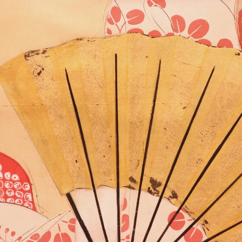 134 中村貞以（清貞銘）「着物姿」 絹本 肉筆 長谷川貞信師事 大阪の人