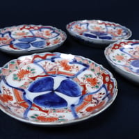 104 伊万里焼 蕎麦猪口 文花 金彩色絵 江戸時代 | 三梨 art and antiques