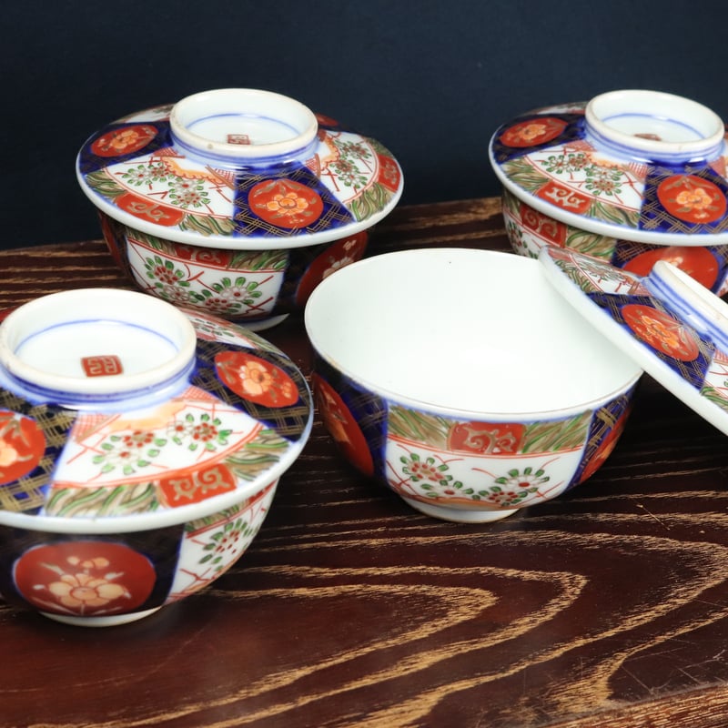 （訳あり　希少）　明治伊万里　オールド香蘭社？　瑠璃花鳥菱形変形皿　　有田焼 訳あり 希少） 明治伊万里 オールド香蘭社？ 瑠璃花鳥菱形変形皿