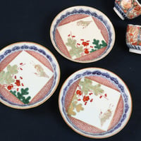 22 伊万里焼 花文 色絵金彩 小皿 明治期 3寸 豆皿 | 三梨 art and antiques