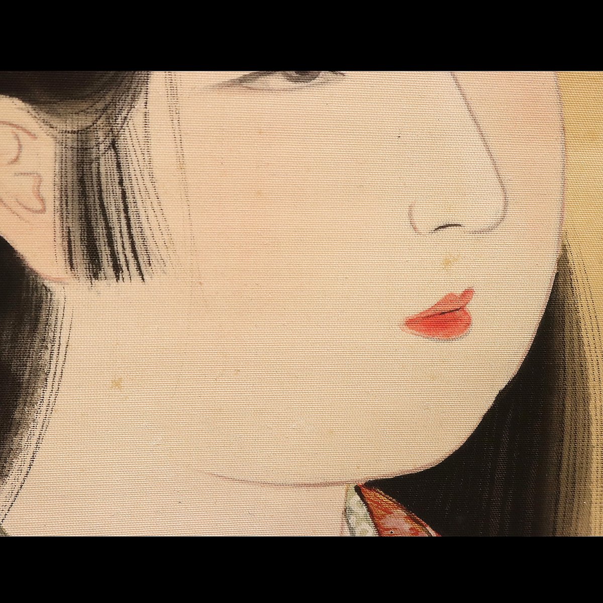 掛軸　肉筆　北舟筆　月下美人図　絹本着色　古美術　骨董 掛軸】益信 作 「美人図」肉筆 | 浮世絵販売・買取「竹井事務所」大阪