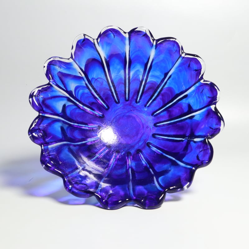 203 岩田ガラス 花器・コンポート ガラス工芸 現代ガラス芸術の