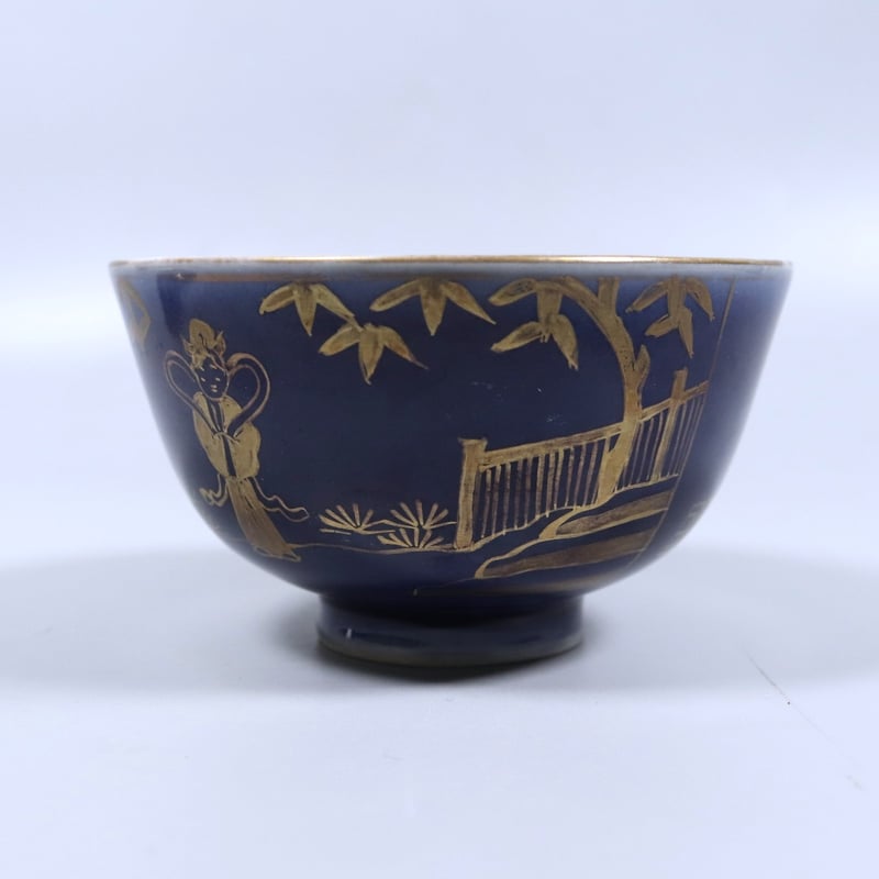 200 伊万里焼 開造祥瑞 蓋付き瑠璃茶碗 江戸後期 | 三梨 art and antiques