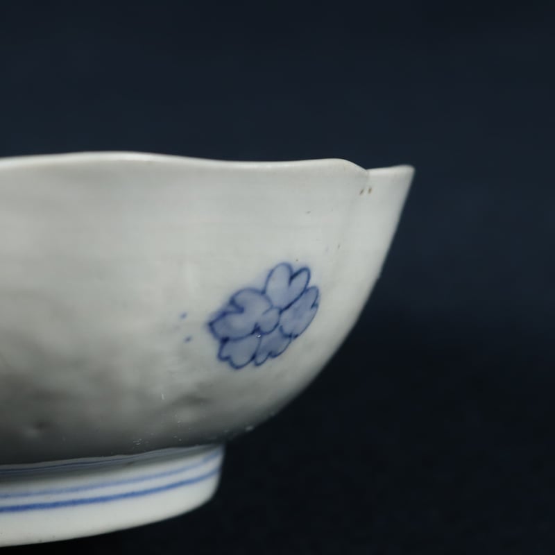 98 伊万里焼 花鳥文膾皿 金彩色絵 江戸後期時代 | 三梨 art and antiques
