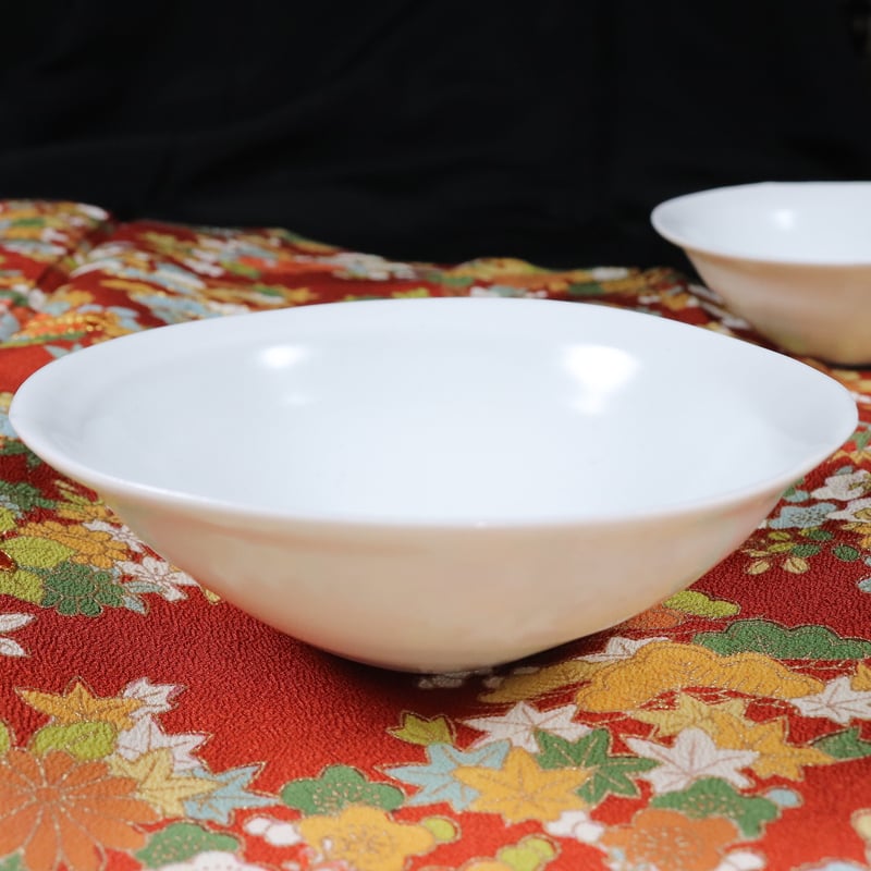 黒田泰蔵 白磁 鉢 銘有 【公式通販】