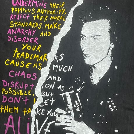 【古着  バンドT】 Sid Vicious シドヴィシャス 80’s L / 253-107