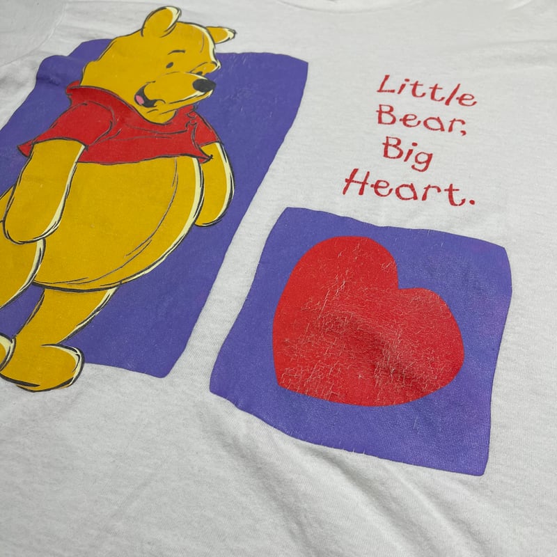 古着 キャラクターT】Disney ディズニー プーさん 90's L/ 259-012