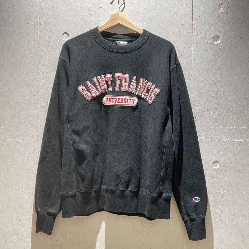t*.様 美品 黒 チャンピオン リバースウィーブ スウェット Champion（チャンピオン） tシャツ REVERSEWEAVE10oz.FrenchTerry