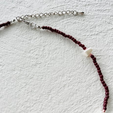 Choco beads necklace