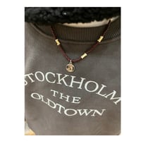 Coin beads necklace "yellow"