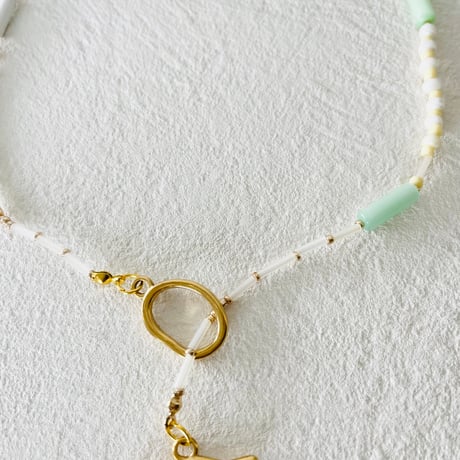 Macaron beads necklace