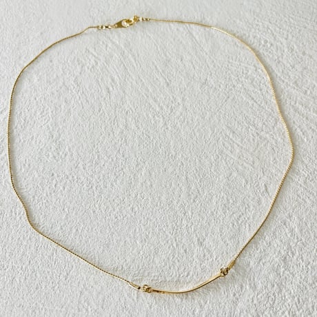 Gold color necklace set