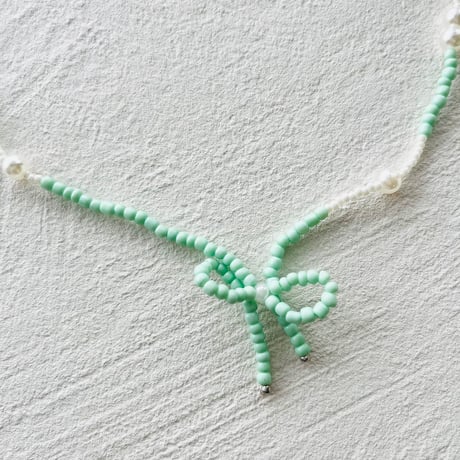 Choco mint necklace