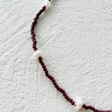 Choco beads necklace