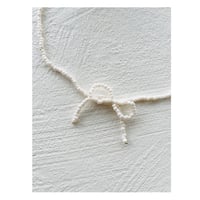 Ribbon beads necklace