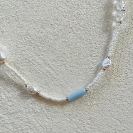 Baroque perl necklace