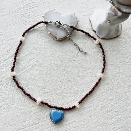 Choco beads necklace
