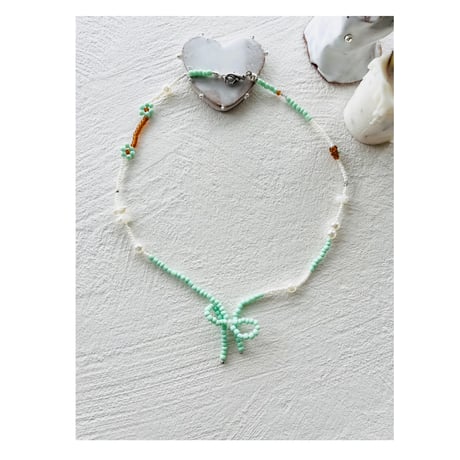 Choco mint necklace