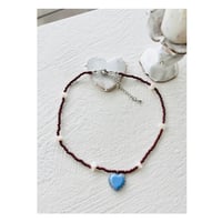 Choco beads necklace