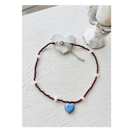 Choco beads necklace