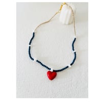 Red heart necklace