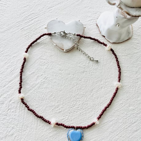 Choco beads necklace