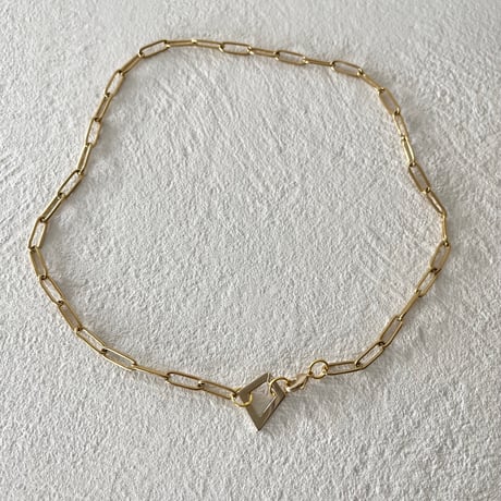 Gold color necklace set