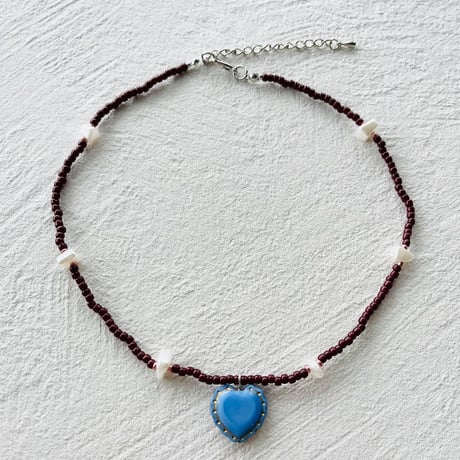 Choco beads necklace